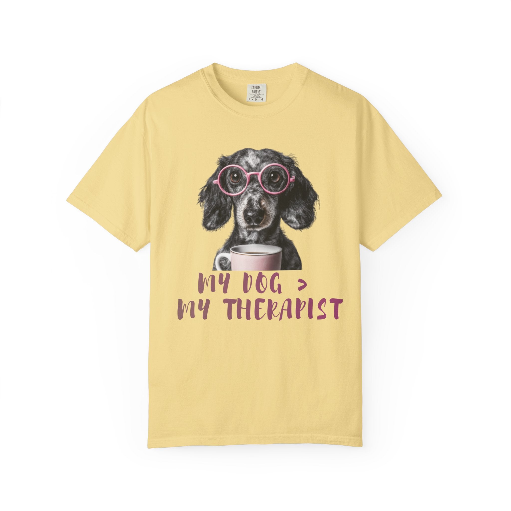 Funny Dog Lover T-Shirt – My Dog Is My Therapist | Cute Gift for Dog Owners