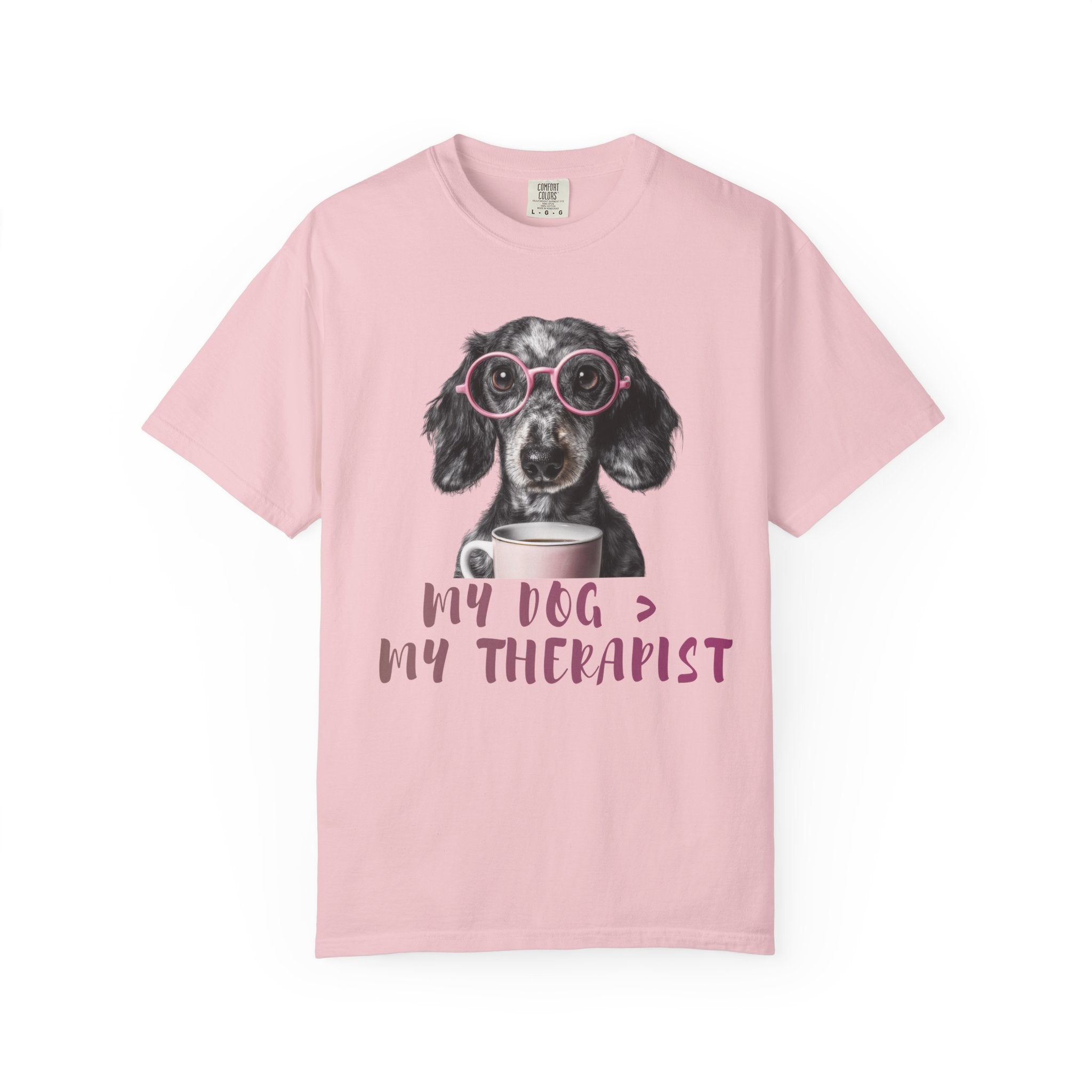 Funny Dog Lover T-Shirt – My Dog Is My Therapist | Cute Gift for Dog Owners