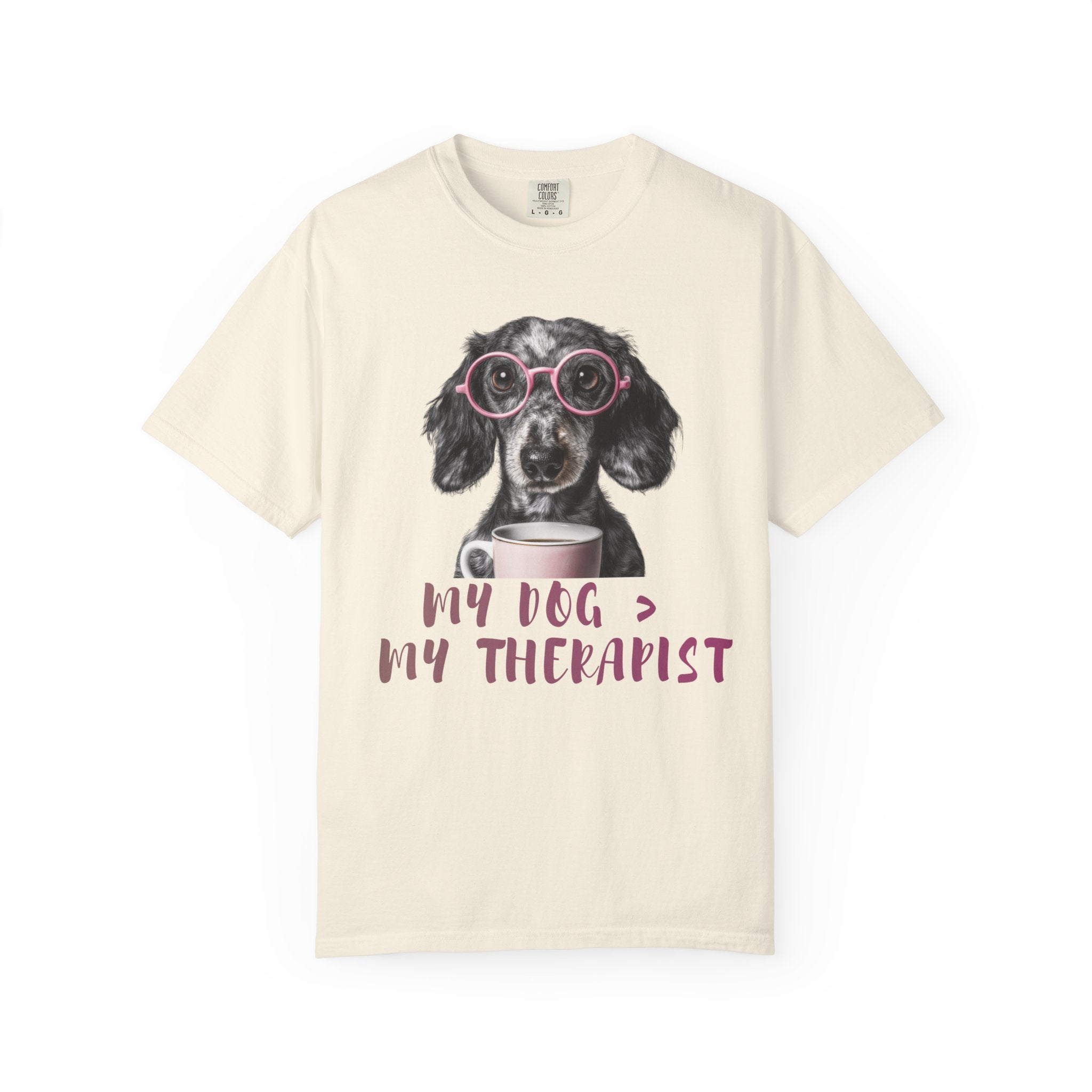 Funny Dog Lover T-Shirt – My Dog Is My Therapist | Cute Gift for Dog Owners