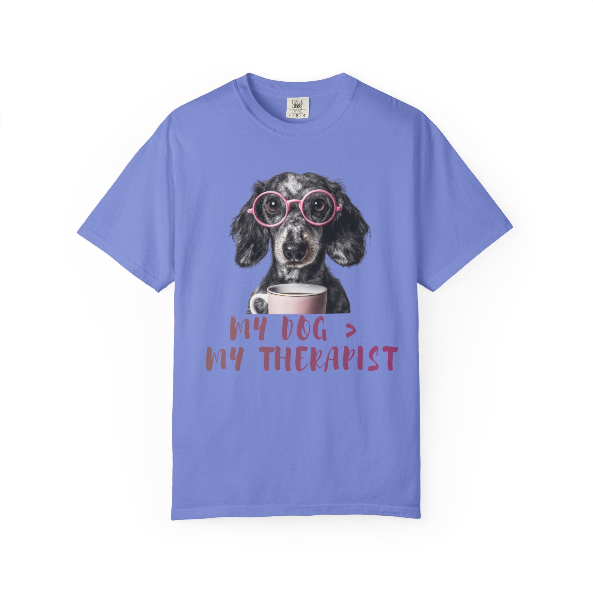 Funny Dog Lover T-Shirt – My Dog Is My Therapist | Cute Gift for Dog Owners