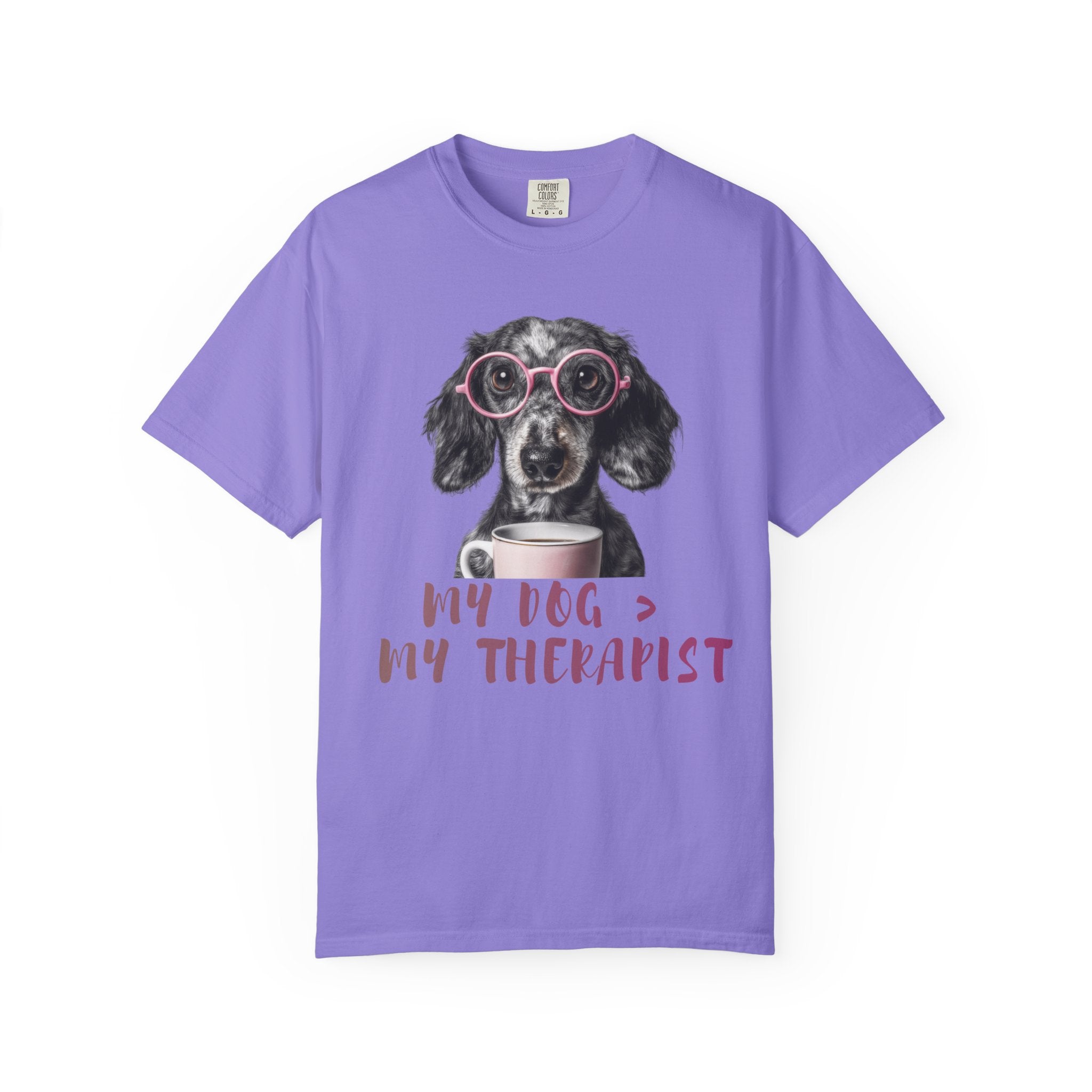Funny Dog Lover T-Shirt – My Dog Is My Therapist | Cute Gift for Dog Owners